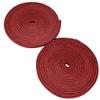 TOFL Baseball Glove Lace Kit | Leather Lacing for Baseball & Softball Glove Repair - 72" Long Strips - Cardinal Red 2 view 2