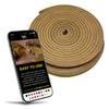 TOFL Baseball Glove Lace Kit | Leather Lacing for Baseball & Softball Glove Repair - 72" Long Strips - Medium Brown 2 view 1