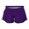 Augusta Sportswear Girls Small Purple/White/Black Shorts view 1