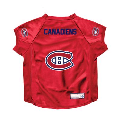 Littlearth NHL Montreal Canadiens Stretch Pet Jersey, Team Color, Big Dog