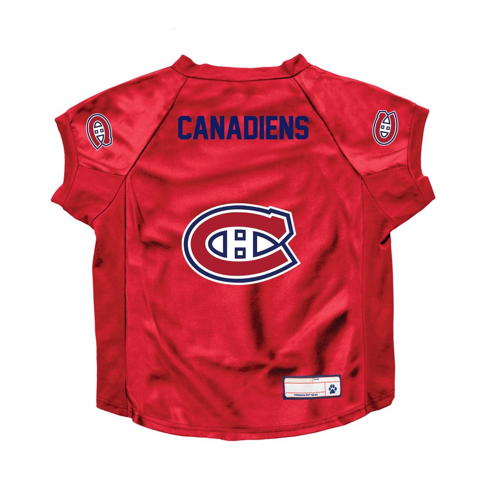 Littlearth NHL Montreal Canadiens Stretch Pet Jersey, Team Color, Big Dog