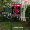 Central Washington Wildcats Garden Flag with Pole Stand Holder view 3