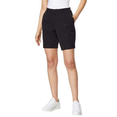 32 Degrees Women Stretch Woven Bermuda, Black, Size XSmall