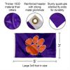 Clemson Tigers Purple Flag with Pole and Bracket Complete Set view 3