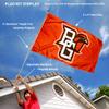 Bowling Green State Falcons Flag with Pole and Bracket Complete Set view 2