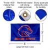 Boise State Broncos Blue Flag with Pole and Bracket Complete Set view 3