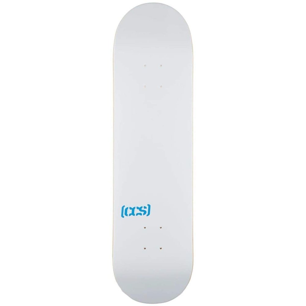 [CCS] Logo Skateboard Deck White 7.50"