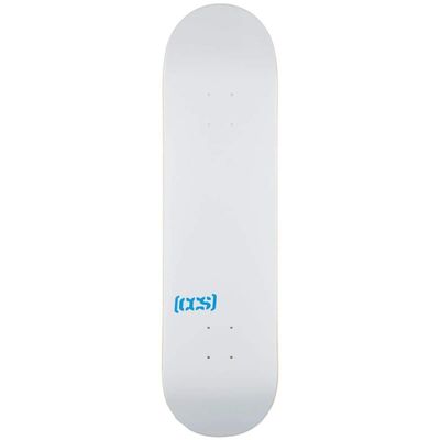 [CCS] Logo Skateboard Deck White 7.00"