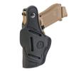 1791 GUNLEATHER Glock Holster - OWB & IWB Right Handed Leather Gun Holster - Fits Glock 17, 19, Ruger SR9, SR22, Sig P225, Springfield XDS, S&W Shield, MP9, MP40, Walther CCP, P22, Taurus G2 - Black view 1