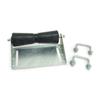 Sturdy Built 12 inch Black Rubber Boat Trailer Keel Roller and Bracket Kit for 2x3 Cross Members view 2