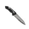 ALBATROSS Premium EDC Pocket Folding Knife with 3.5" Damascus Steel Blade & Ebony Wood Handle, Camping Hunting Knife with Clip, Gift for Men - HGDK011 view 3