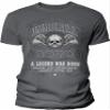 1976 Birthday Shirt for Men - Immortal 1976 A Legend was Born - 50th Birthday Gift - F/Charcoal-002-4X view 1