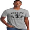 3X-Large Dark Heather Gray Mens Mick's Gym Philadelphia PA Deluxe Soft T-Shirt view 2