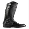 HORZE Unisex Soft Leather Zip-Up Equestrian Kids Half Chaps for Horseback Riding | See Size Chart in Description - Black - S view 1
