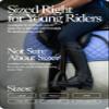HORZE Unisex Soft Leather Zip-Up Equestrian Kids Half Chaps for Horseback Riding | See Size Chart in Description - Black - S view 2