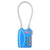 ZHEGE TSA Wire Lock for Travel, Luggage, Suitcase, Baggage, Backpack, Pistol Case (Blue) view 1