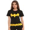 Batgirl Batman Costume Junior Women's T-Shirt (Junior XX-Large [JXX]) Black view 1