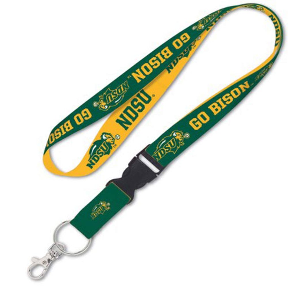 WinCraft North Dakota State NDSU Bison 1 Lanyard Id Holder, Slogan Edition