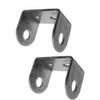 Baosity 2 Pieces Heavy Duty Stainless Steel Kayak Canoe Fishing Boat Rudder Mount Bracket Hardware Replacement Gear Accessories view 3