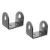 Baosity 2 Pieces Heavy Duty Stainless Steel Kayak Canoe Fishing Boat Rudder Mount Bracket Hardware Replacement Gear Accessories view 4