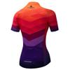 Uriah Women's Cycling Jersey Short Sleeve Reflective Purple Orange Size 4XL(CN) view 2