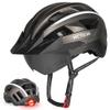 VICTGOAL Bike Helmet for Men Women with Led Light Detachable Magnetic Goggles Removable Sun Visor Mountain & Road Bicycle Helmets Adjustable Size Adult Cycling Helmets (L: 57-61 cm, Ti) view 1