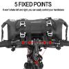 ROCKBROS Bikepacking Bike Handlebar Bag 7L-14L Waterproof Large Dry Pack Bicycle Front Bag Roll for MTB Mountain Road Drop-bar Bikes Bar view 2