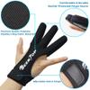 Seektop Archery Gloves Shooting Hunting Leather Three Finger Protector for Youth Adult Beginner -S view 3
