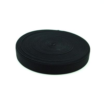 5Afashion Bra strip accessories underwear webbing band,Black nylon bra shoulder elastic knit tape,pack 10 yards (black, 18mm)