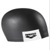 Arena Unisex Adult Logo Molded Silicone Training Swim Cap for Intensive Swimming Reduced Drag Durable Wrinkle Free Fit, Black view 1