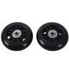 Ricrrover Luggage Suitcase Wheels 63x24mm/2.48" x0.94'' w/ 6mm ABEC 608zz Bearings, Inline Outdoor Skate Replacement Wheels, Set of (2) (OD:63 W:24 ID:6 Axles:35 & 40mm) view 2