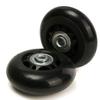 Ricrrover Luggage Suitcase Wheels 63x24mm/2.48" x0.94'' w/ 6mm ABEC 608zz Bearings, Inline Outdoor Skate Replacement Wheels, Set of (2) (OD:63 W:24 ID:6 Axles:35 & 40mm) view 3