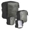 Tasmanian Tiger Modular Tactical Packing Cubes Set - Four Flexible Mesh Pouches with Modular Fastening, Black view 1