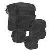 Tasmanian Tiger Modular Tactical Packing Cubes Set - Four Flexible Mesh Pouches with Modular Fastening, Black view 2