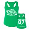 Drinks Well with Others Tank Top - St Patricks Day Shirt Women - Saint Paddys Tanks view 1