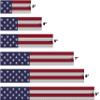 White Water Archery Laminated Carbon Fiber USA American Flag 15pc Pack Arrow Wraps Choose Length Width (5, 1.25) view 1
