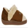 Kids Slippers Fuzzy Brown Bear Toddler/Little Boys/Girls - Indoor/Outdoor Warm Cozy Comfy Plush Slip-on Slippers with Hard Sole for Winter (5-6 M US Toddler) view 2