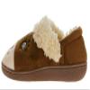Kids Slippers Fuzzy Brown Bear Toddler/Little Boys/Girls - Indoor/Outdoor Warm Cozy Comfy Plush Slip-on Slippers with Hard Sole for Winter (5-6 M US Toddler) view 3