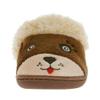 Kids Slippers Fuzzy Brown Bear Toddler/Little Boys/Girls - Indoor/Outdoor Warm Cozy Comfy Plush Slip-on Slippers with Hard Sole for Winter (5-6 M US Toddler) view 4