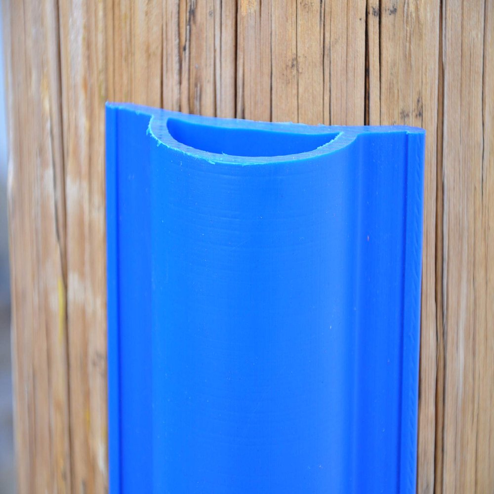 Polyethylene Piling Bumpers - Two 48" pcs 96" Total - Blue