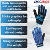 RocRide Animalz Full Finger Mens Cycling Gloves with Screen Compatible Tips. Mountain Biking, Road and BMX. Expressive Animal Print Designs. view 3