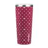 Corkcicle Tumbler - 24oz NCAA Triple Insulated Stainless Steel Travel Mug, Mississippi State Bulldogs, Polka Dot view 1