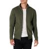 Amazon Essentials Men's Standard Full-Zip Fleece Mock Neck Sweatshirt, Olive Heather X-Large view 1