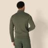 Amazon Essentials Men's Standard Full-Zip Fleece Mock Neck Sweatshirt, Olive Heather X-Large view 2