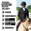 Troxel Avalon Bold Horse Riding Helmet, Low-Profile, Self-Adjustable Design, Safety Horseback Riding Gear view 2