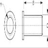 AMRS-582059-1 * Sea Dog Oarlock Bushing 5/8" Down to 1/2" view 2