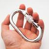 ISOP Heavy Duty Climbing Snap Hooks Pack of 2 - Breaking Strength 11KN Durable Spring Hooks for Rigging, Ropes, Hammocks, Camping view 2
