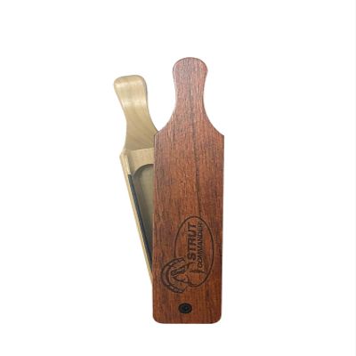 STRUT Commander Waterproof Turkey Box Call - Hand-Tuned Poplar/Jatoba Wood - Dual-Sided for Realistic Yelps Cutts Clucks and Purrs - Pre-Chalked for Easy Use Tempest Call