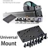 Hunting Rear Sight Plate Base Mount Universal Red Dot Sight Optics Sight Mount Plate Base Kit view 4