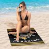 Northwest NHL Pittsburgh Penguins Beach Towel, 30" x 60", Stripes view 2